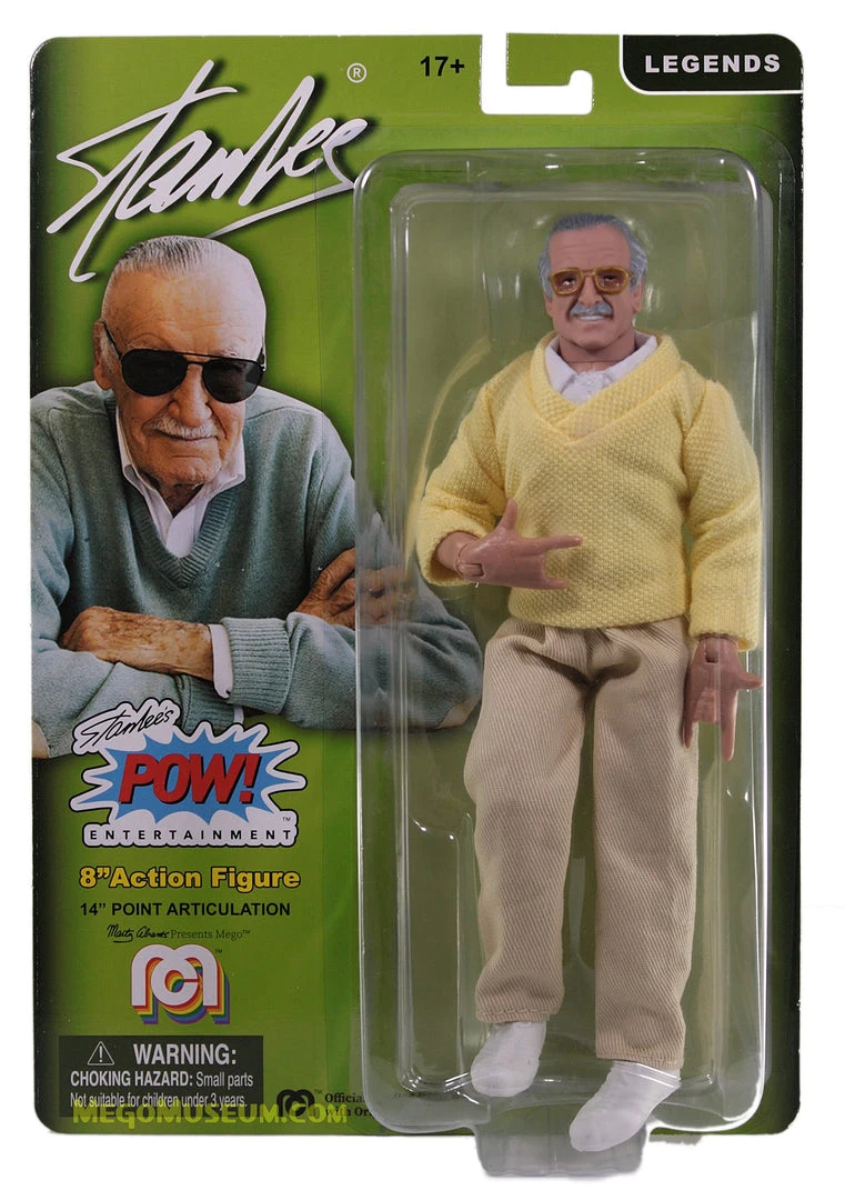 Damaged Package Mego Legends Wave 12 - Stan Lee Web Hands 8" Action Figure Clearance Damaged Package 3 Damaged Package Mego Legends Wave 12 - Stan Lee Web Hands 8" Action Figure Clearance Damaged Package