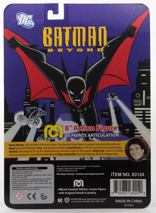 MEGO DC Batman Beyond 8" Action Figure (PX Previews Exclusive) All Mego 5 MEGO DC Batman Beyond 8" Action Figure (PX Previews Exclusive) All Mego