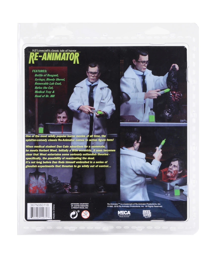 NECA - Re-Animator - Herbert West 8" Clothed Action Figure 9 NECA - Re-Animator - Herbert West 8" Clothed Action Figure
