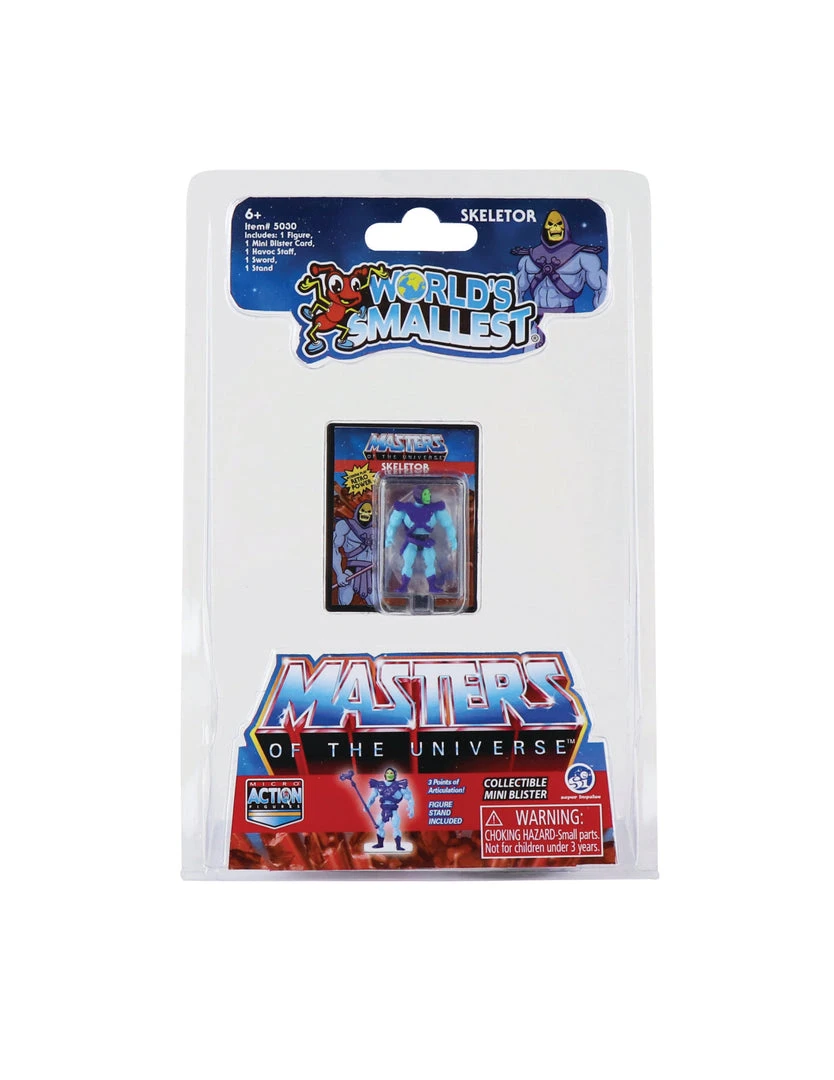 World's Smallest Masters Of The Universe Skeletor Micro Action Figure 3 World's Smallest Masters Of The Universe Skeletor Micro Action Figure