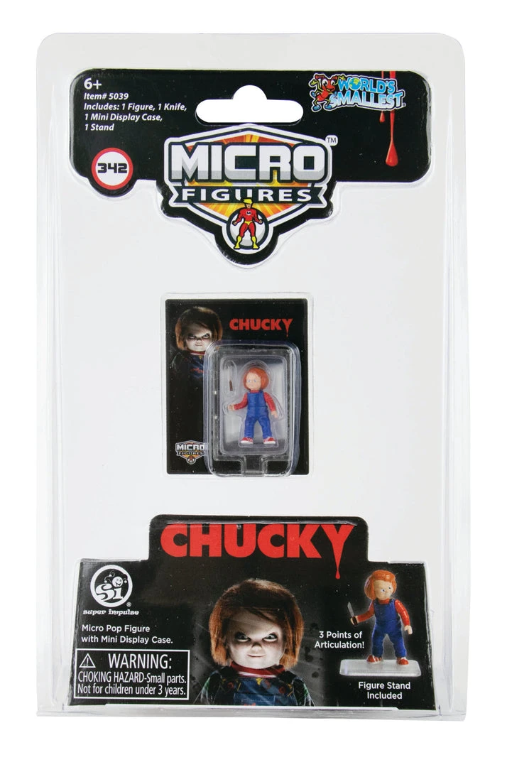 World's Smallest Universal Studios Horror Set Of 3 Micro Action Figures
