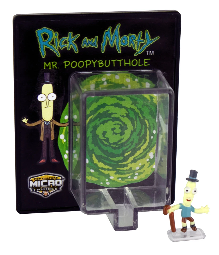 World's Smallest Rick And Morty Set Of 3 Micro Action Figures