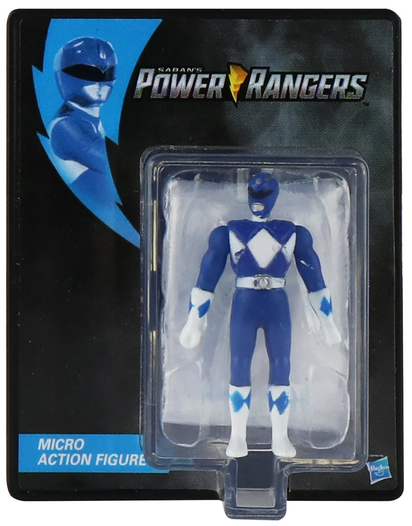 World's Smallest Power Rangers Blue Ranger Micro Action Figure 5 World's Smallest Power Rangers Blue Ranger Micro Action Figure