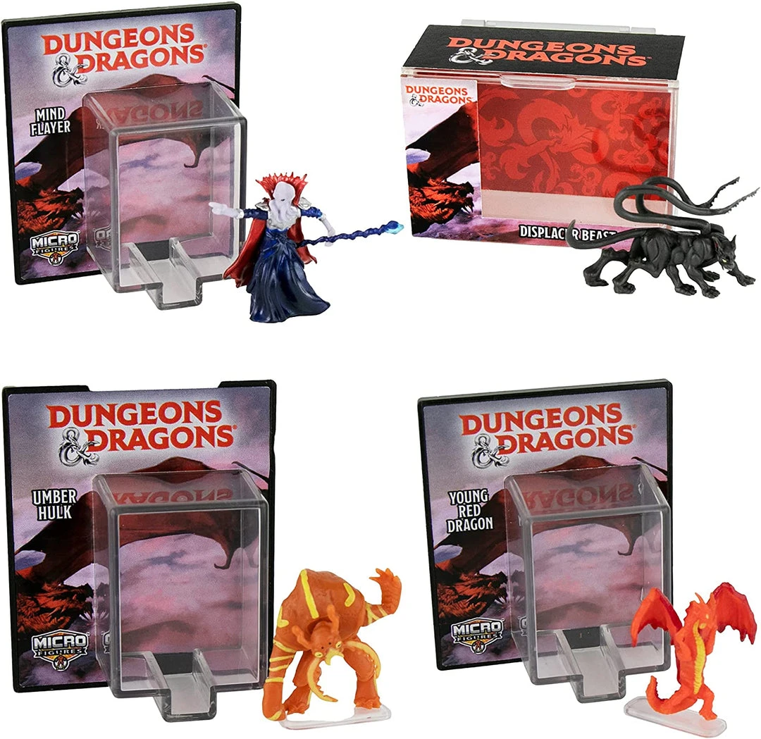 World's Smallest Dungeons & Dragons Set Of 4 Micro Action Figures 3 World's Smallest Dungeons & Dragons Set Of 4 Micro Action Figures