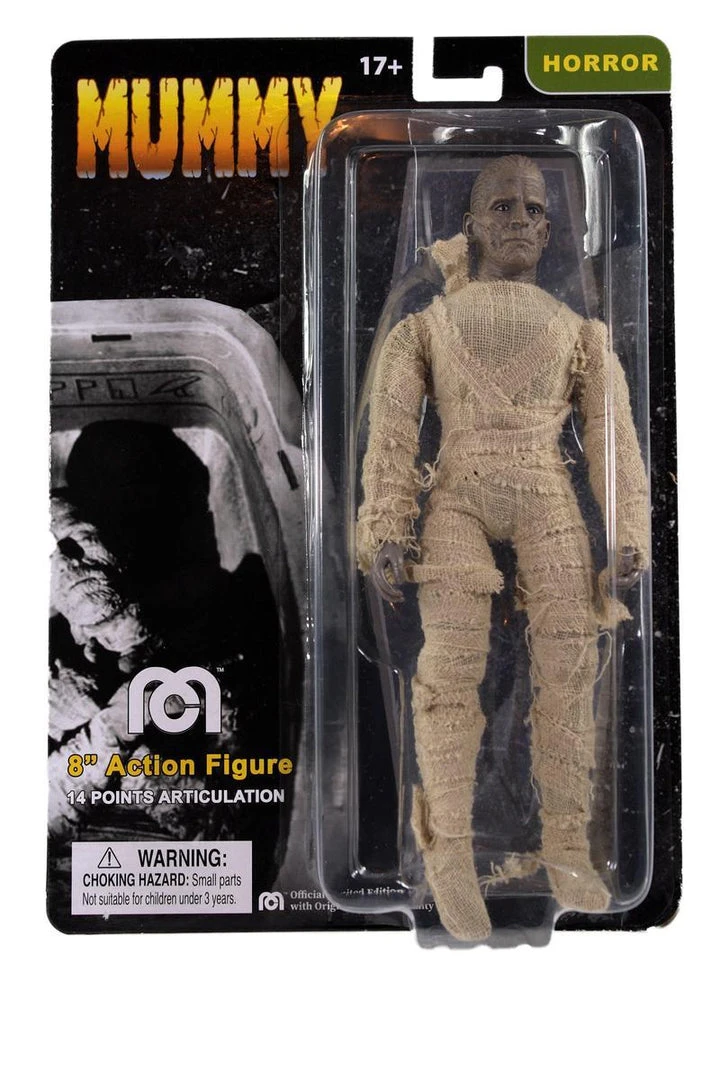 Damaged Package Mego Horror Wave 13 - Universal Monsters The Mummy 8" Action Figure Clearance Damaged Package 3 Damaged Package Mego Horror Wave 13 - Universal Monsters The Mummy 8" Action Figure Clearance Damaged Package