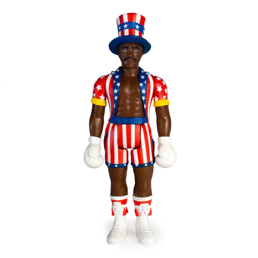 Super 7 Rocky IV ReAction Figure - Apollo Creed 4 Super 7 Rocky IV ReAction Figure - Apollo Creed
