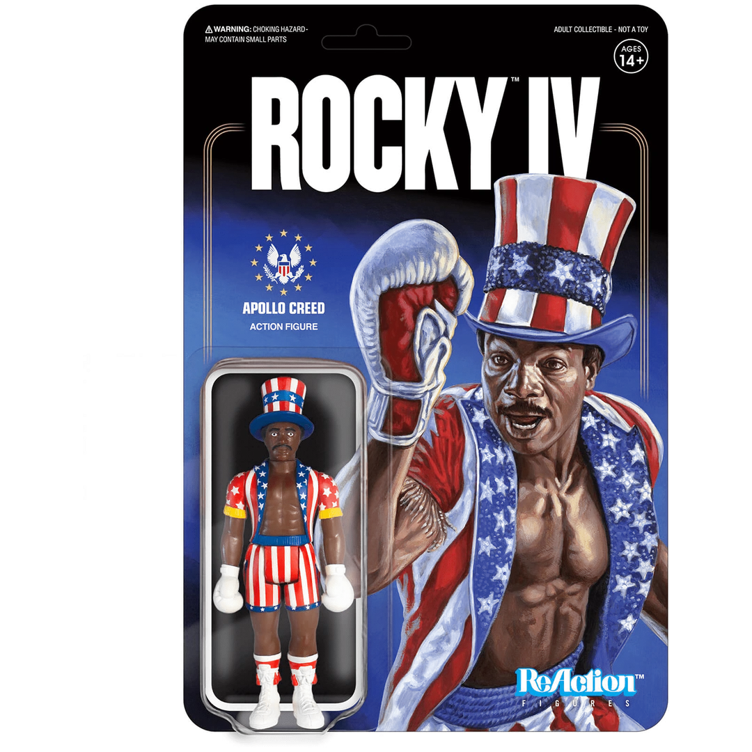 Super 7 Rocky IV ReAction Figure - Apollo Creed 3 Super 7 Rocky IV ReAction Figure - Apollo Creed
