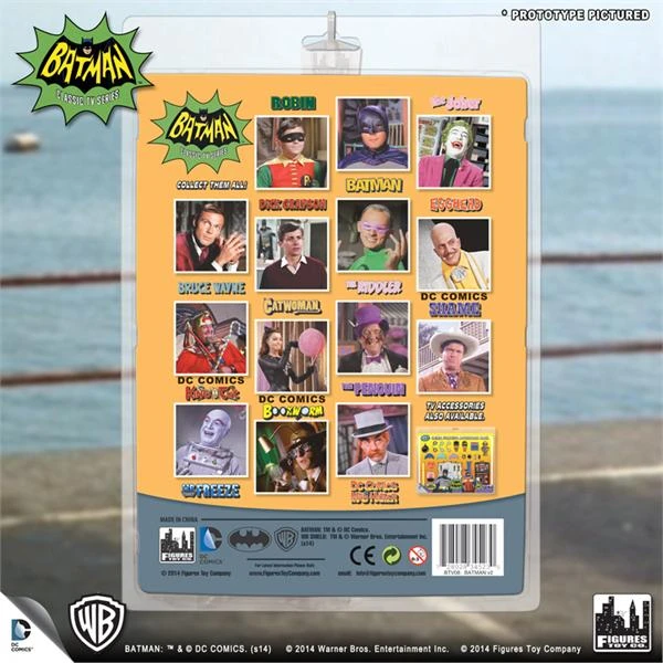 Figures Toy Company Batman Classic TV Series - Batman (New Head Sculpt) 8" Action Figure 4 Figures Toy Company Batman Classic TV Series - Batman (New Head Sculpt) 8" Action Figure