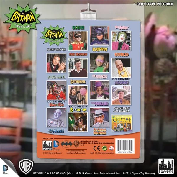 Figures Toy Company Batman Classic TV Series - Mad Hatter 8" Action Figure 4 Figures Toy Company Batman Classic TV Series - Mad Hatter 8" Action Figure