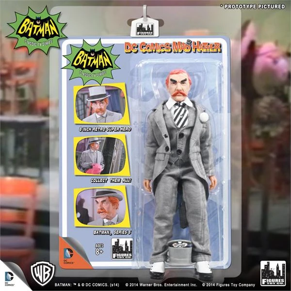 Figures Toy Company Batman Classic TV Series - Mad Hatter 8" Action Figure 3 Figures Toy Company Batman Classic TV Series - Mad Hatter 8" Action Figure
