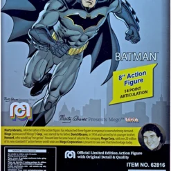Mego DC Wave 9 - Batman 8" Action Figure All Mego
