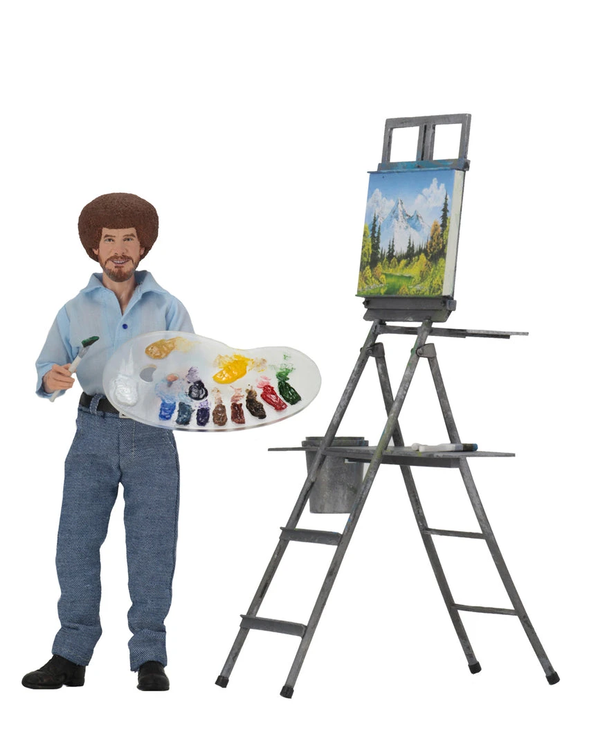 NECA - Bob Ross 8" Clothed Action Figure 4 NECA - Bob Ross 8" Clothed Action Figure