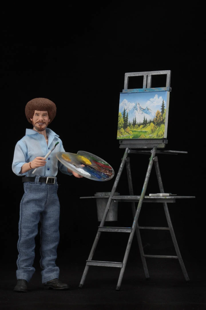 NECA - Bob Ross 8" Clothed Action Figure 3 NECA - Bob Ross 8" Clothed Action Figure
