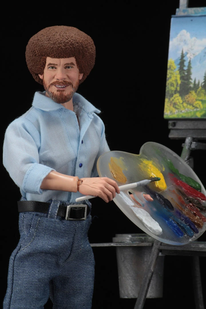 NECA - Bob Ross 8" Clothed Action Figure 5 NECA - Bob Ross 8" Clothed Action Figure