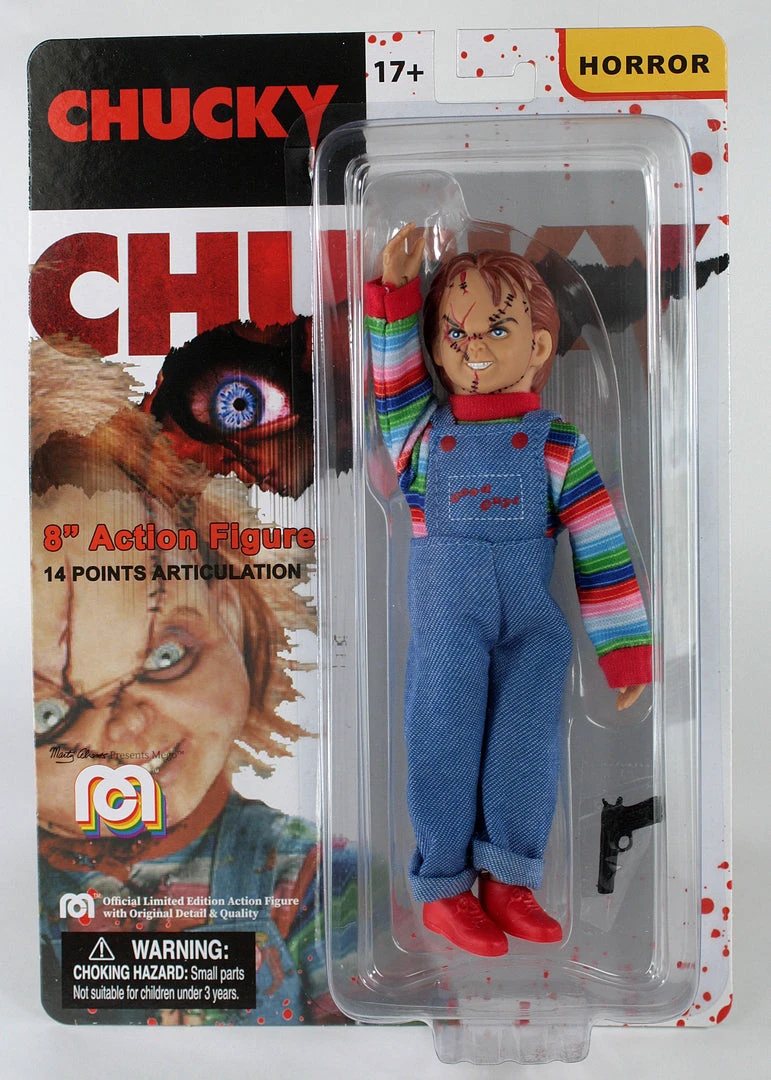 Damaged Package Mego Horror Wave 14 - Chucky 8" Action Figure 3 Damaged Package Mego Horror Wave 14 - Chucky 8" Action Figure