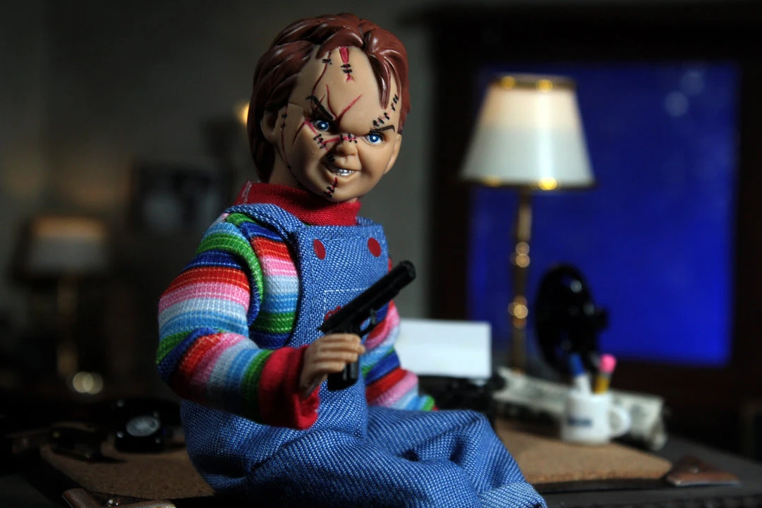 Damaged Package Mego Horror Wave 14 - Chucky 8" Action Figure 9 Damaged Package Mego Horror Wave 14 - Chucky 8" Action Figure
