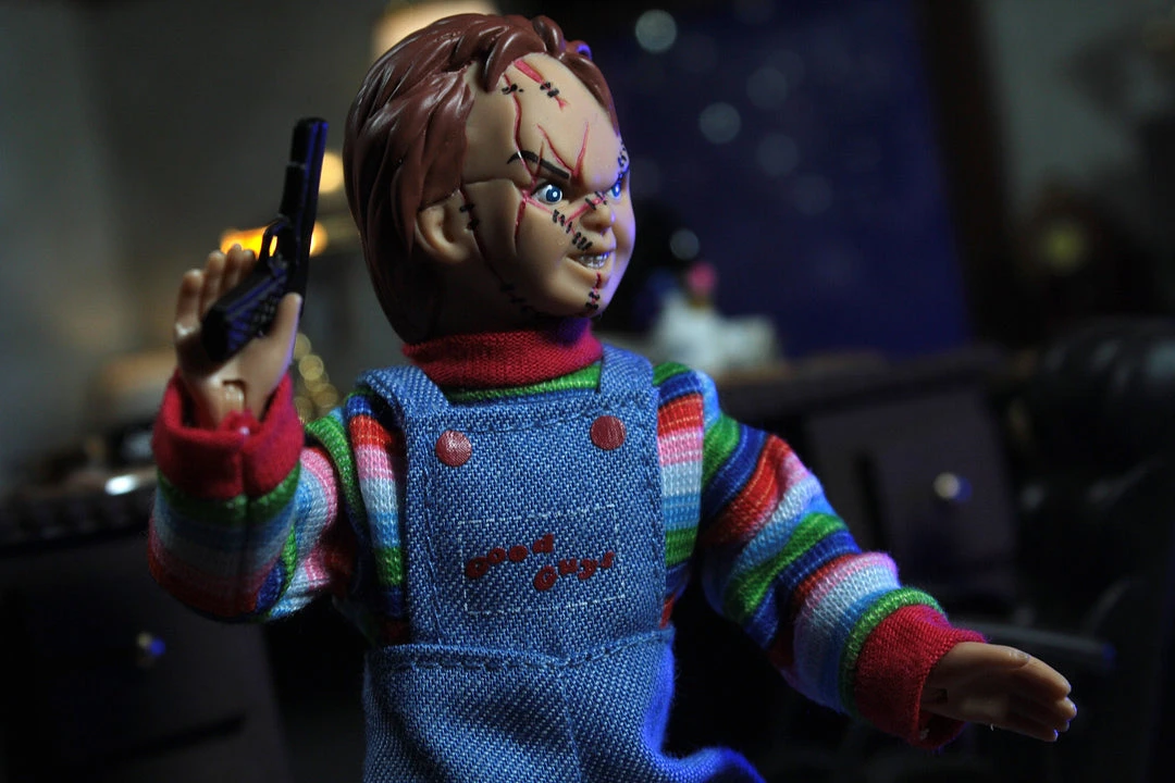 Damaged Package Mego Horror Wave 14 - Chucky 8" Action Figure 7 Damaged Package Mego Horror Wave 14 - Chucky 8" Action Figure