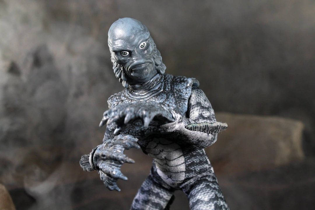 Clearance Damaged Package Damaged Package Mego Horror Wave 14 - B&W Creature From The Black Lagoon 8" Action Figure 10 Clearance Damaged Package Damaged Package Mego Horror Wave 14 - B&W Creature From The Black Lagoon 8" Action Figure