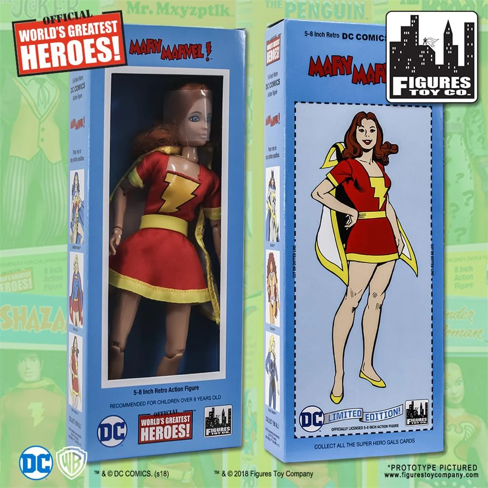 Figures Toy Company DC Comics - Mary Marvel (Shazam Series) 8" Action Figure 3 Figures Toy Company DC Comics - Mary Marvel (Shazam Series) 8" Action Figure