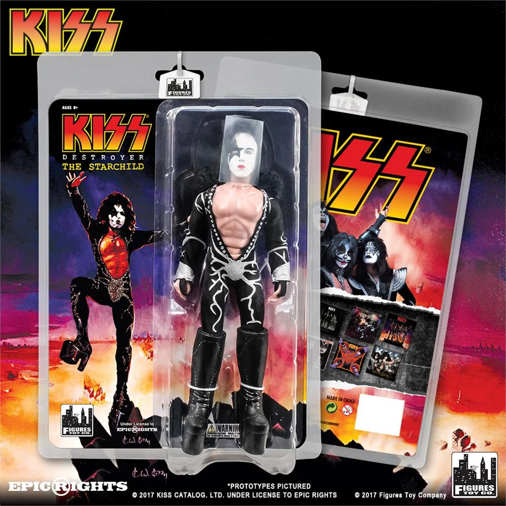 Figures Toy Company KISS- The Starchild (Destroyer) 8" Action Figure 3 Figures Toy Company KISS- The Starchild (Destroyer) 8" Action Figure