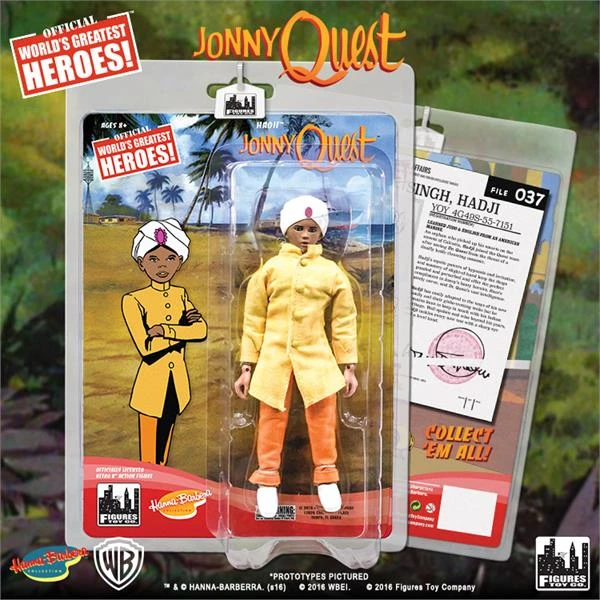 Figures Toy Company Jonny Quest - Hadji 8" Action Figure 3 Figures Toy Company Jonny Quest - Hadji 8" Action Figure