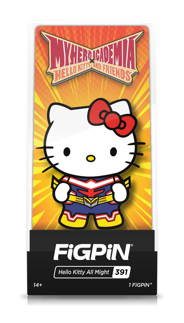 FiGPiN My Hero Academia - Sanrio Hello Kitty All Might #391 5 FiGPiN My Hero Academia - Sanrio Hello Kitty All Might #391