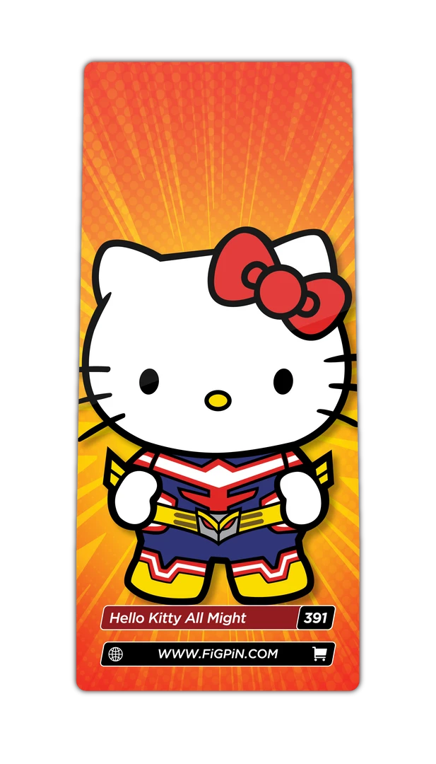 FiGPiN My Hero Academia - Sanrio Hello Kitty All Might #391 6 FiGPiN My Hero Academia - Sanrio Hello Kitty All Might #391