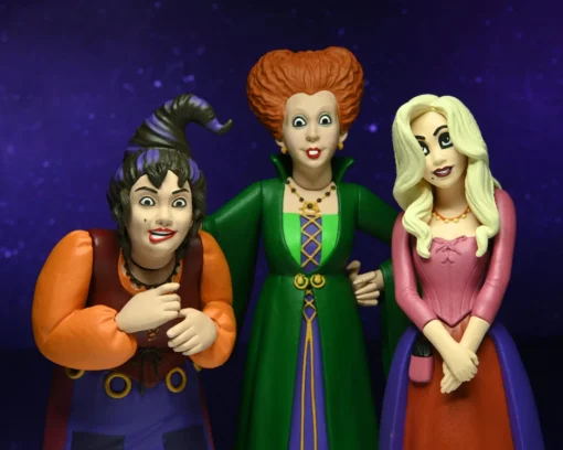 NECA - Toony Terrors Sanderson Sisters 3 Pack (Hocus Pocus) 6" Action Figures (Pre-Order Ships August) Mego
