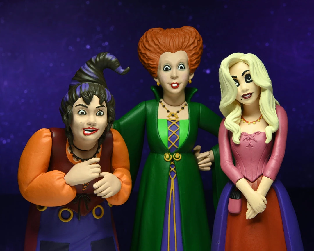 NECA - Toony Terrors Sanderson Sisters 3 Pack (Hocus Pocus) 6" Action Figures (Pre-Order Ships August) Mego 3 NECA - Toony Terrors Sanderson Sisters 3 Pack (Hocus Pocus) 6" Action Figures (Pre-Order Ships August) Mego