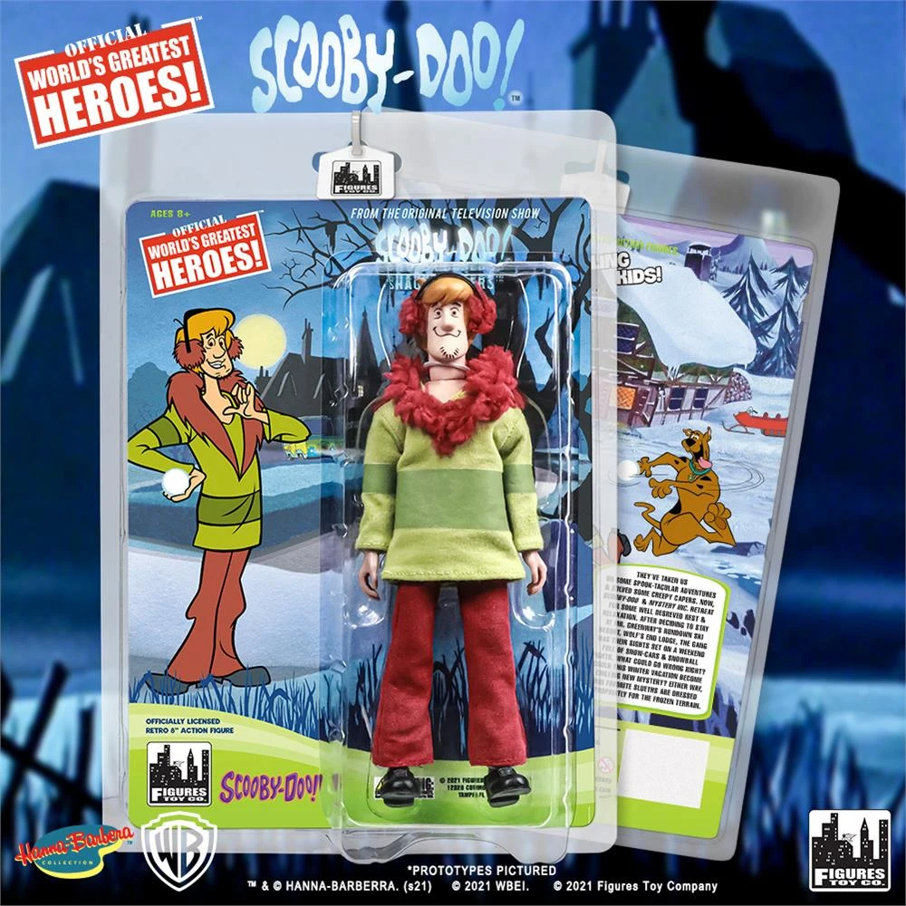 Figures Toy Company Scooby-Doo - Shaggy (Winter Variant) 8" Action Figure 3 Figures Toy Company Scooby-Doo - Shaggy (Winter Variant) 8" Action Figure