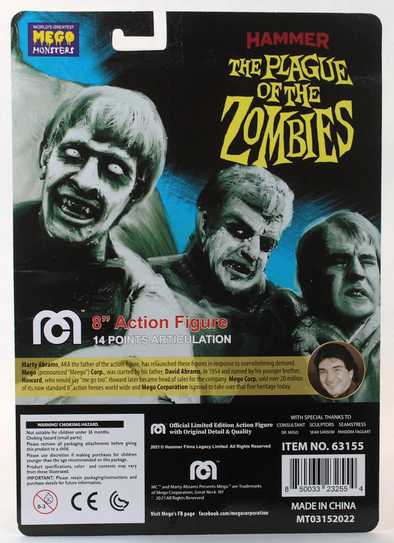 All Mego Mego Horror Wave 15 - Hammer Plague Of The Zombies (Variant) 8" Action Figure 5 All Mego Mego Horror Wave 15 - Hammer Plague Of The Zombies (Variant) 8" Action Figure