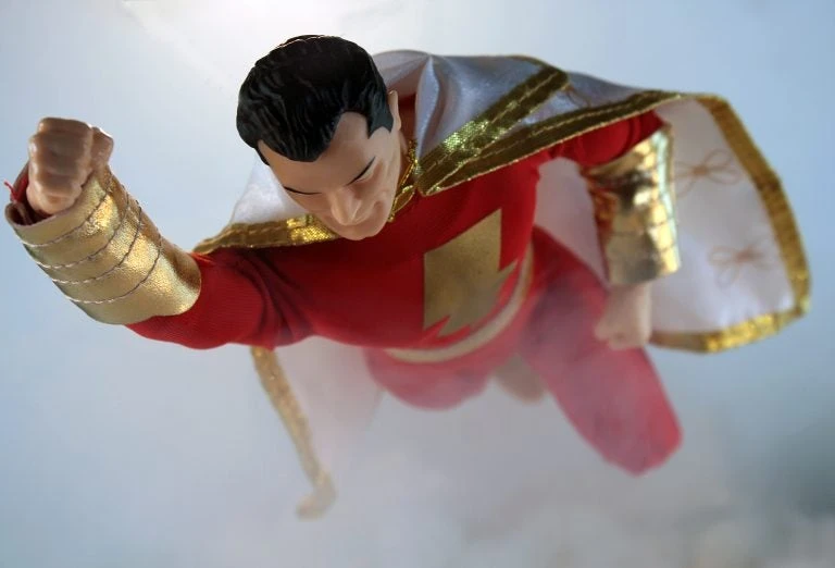 Damaged Package Mego DC Shazam 14" Action Figure 12 Damaged Package Mego DC Shazam 14" Action Figure