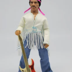 Clearance Damaged Package Damaged Package Mego Music Jimi Hendrix - Woodstock With Flocked Hair 8