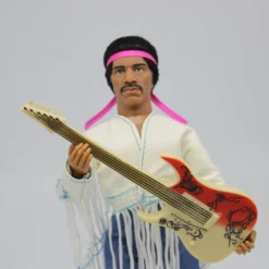 Clearance Damaged Package Damaged Package Mego Music Jimi Hendrix - Woodstock With Flocked Hair 8
