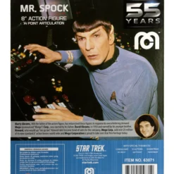 Damaged Package Mego Star Trek Wave 14 - Spock (55th Anniversary) 8