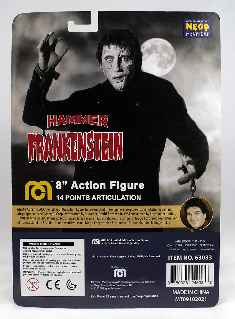 All Mego Mego Horror Wave 14 - Hammer Frankenstein Monster 8" Action Figure 5 All Mego Mego Horror Wave 14 - Hammer Frankenstein Monster 8" Action Figure