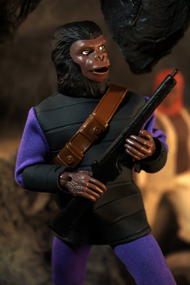 Mego Planet Of The Apes Wave 14 - Soldier Ape With Black Bandolier 8" Action Figure All Mego 14 Mego Planet Of The Apes Wave 14 - Soldier Ape With Black Bandolier 8" Action Figure All Mego