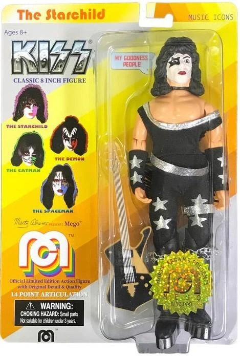 Mego Music Icons KISS The Starchild 8" Action Figure
