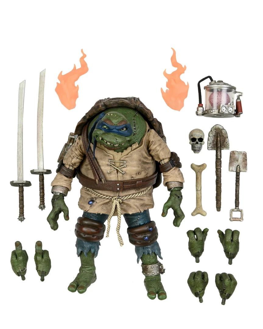 NECA - Universal Monsters X TMNT - Ultimate Leonardo Hunchback 7" Action Figure (Pre-Order Ships October) 4 NECA - Universal Monsters X TMNT - Ultimate Leonardo Hunchback 7" Action Figure (Pre-Order Ships October)