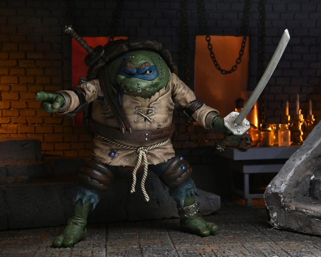 NECA - Universal Monsters X TMNT - Ultimate Leonardo Hunchback 7" Action Figure (Pre-Order Ships October) 7 NECA - Universal Monsters X TMNT - Ultimate Leonardo Hunchback 7" Action Figure (Pre-Order Ships October)