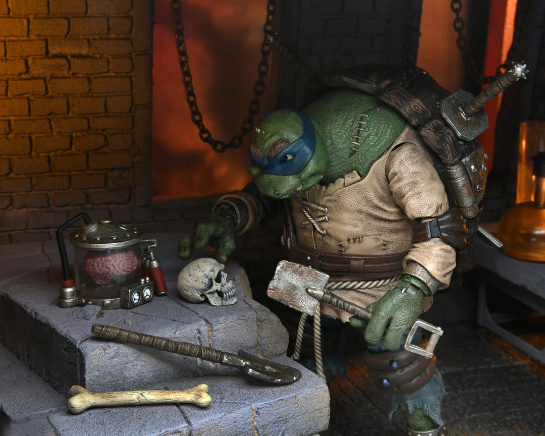 NECA - Universal Monsters X TMNT - Ultimate Leonardo Hunchback 7" Action Figure (Pre-Order Ships October) 14 NECA - Universal Monsters X TMNT - Ultimate Leonardo Hunchback 7" Action Figure (Pre-Order Ships October)