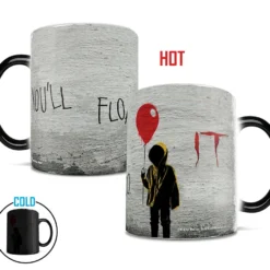 Trend Setters IT (You'll Float Too) Horror Morphing Mugs Heat-Sensitive Mug