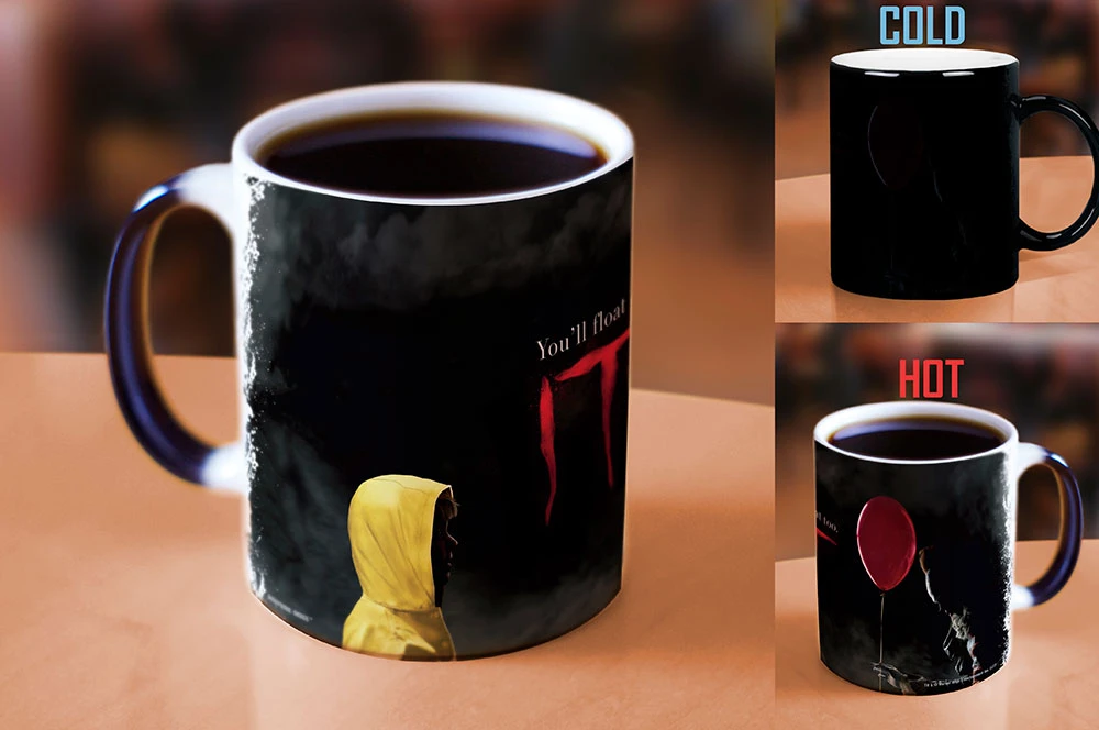 Trend Setters IT (Pennywise And Georgie) Horror Morphing Mugs Heat-Sensitive Mug 5 Trend Setters IT (Pennywise And Georgie) Horror Morphing Mugs Heat-Sensitive Mug