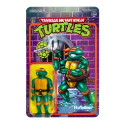 Super 7 Teenage Mutant Ninja Turtles ReAction Figure - Michelangelo