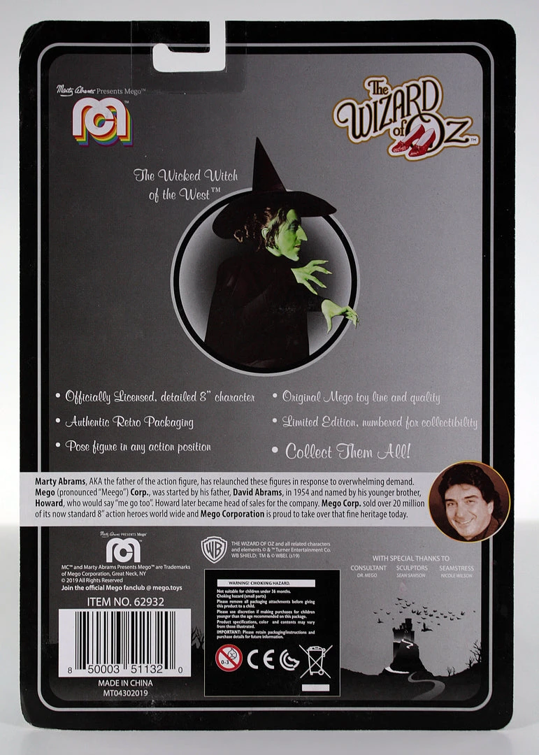Mego Movies The Wizard Of Oz - Wicked Witch 8" Action Figure All Mego 4 Mego Movies The Wizard Of Oz - Wicked Witch 8" Action Figure All Mego