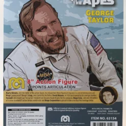 Mego Planet Of The Apes Wave 15 - Taylor (Variant) 8" Action Figure 24 Mego Planet Of The Apes Wave 15 - Taylor (Variant) 8