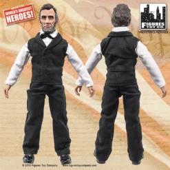Figures Toy Company Presidents - Abraham Lincoln (Shiny Black Suit) 8