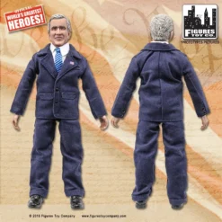 Figures Toy Company Presidents - George W. Bush (Blue Suit) 8" Action Figure