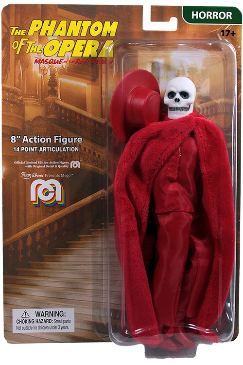 Mego Horror Wave 10 - Universal Monsters Phantom Of The Red Death 8" Action Figure All Mego 3 Mego Horror Wave 10 - Universal Monsters Phantom Of The Red Death 8" Action Figure All Mego