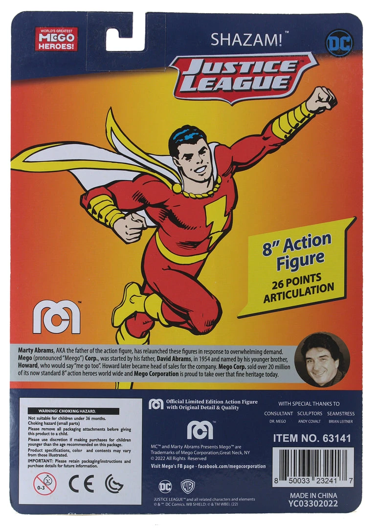 All Mego Mego DC Wave 15 - Shazam (Variant) 8" Action Figure 5 All Mego Mego DC Wave 15 - Shazam (Variant) 8" Action Figure